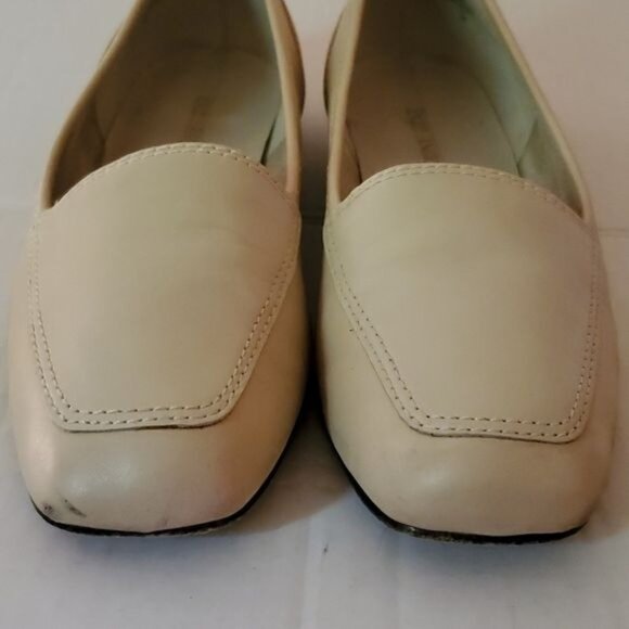 Flats Loafers Slip On Shoes Enzo Angiolini Leather Cream Tan Women's WOMAN'S 7M - Picture 7 of 15